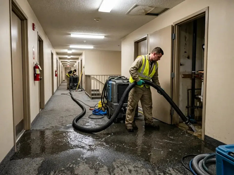 multi-unit-apartment-hallway-f-005 — frequently asked questions, Emergency Burst Pipe Water Extraction & Removal in Cheboyga…